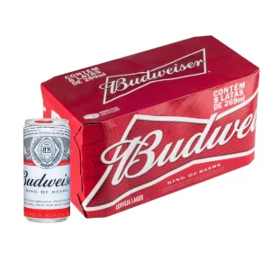 Budweiser Lata 269ml- Caixa c/8 Unidades