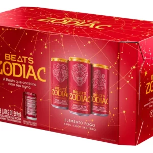 Skol Beats Zodiac Fogo 269ml- Caixa c/8 Unidades