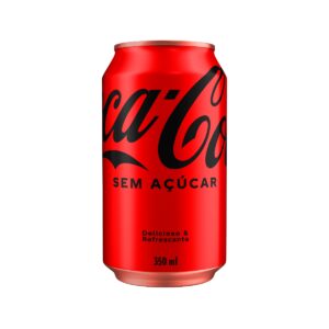 Coca-Cola ZERO Lata 350ml - Caixa c/ 12 Unidades.