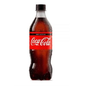 Coca-Cola ZERO 600ml - Caixa c/ 6 Unidades.