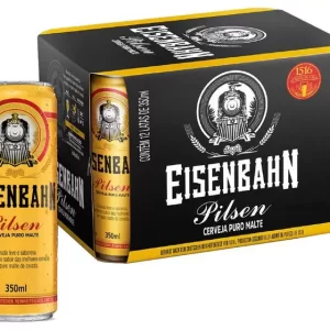 Eisenbahn Pilsen Lata 350ml- Caixa c/12 Unidades