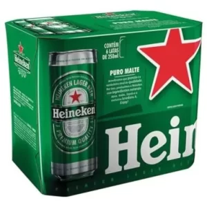 Heineken Lata 250ml- Caixa c/6 Unidades