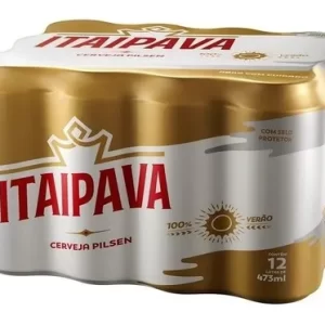 Itaipava Lata Pilsen 473ml- Caixa c/12 Unidades