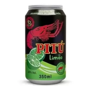 Pitu Limão Lata 350ml- Caixa c/12 Unidades