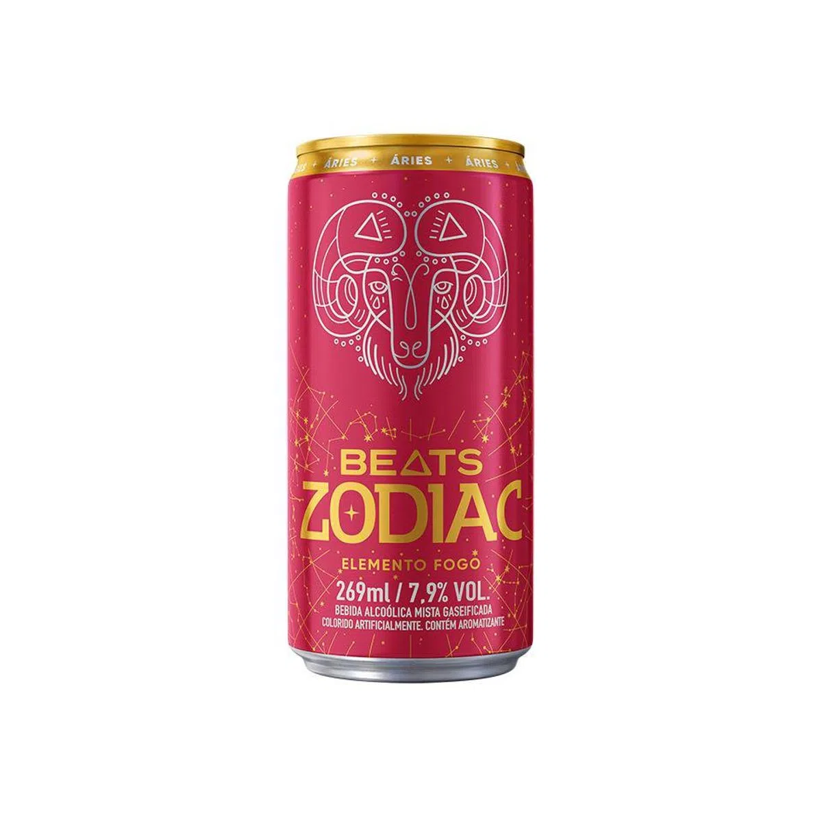 Skol Beats Zodiac Fogo 269ml- Caixa c/8 Unidades - Imagem 2