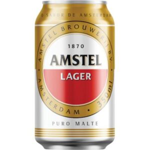 Amstel Lata 350ml - Caixa c/ 12 Unidades
