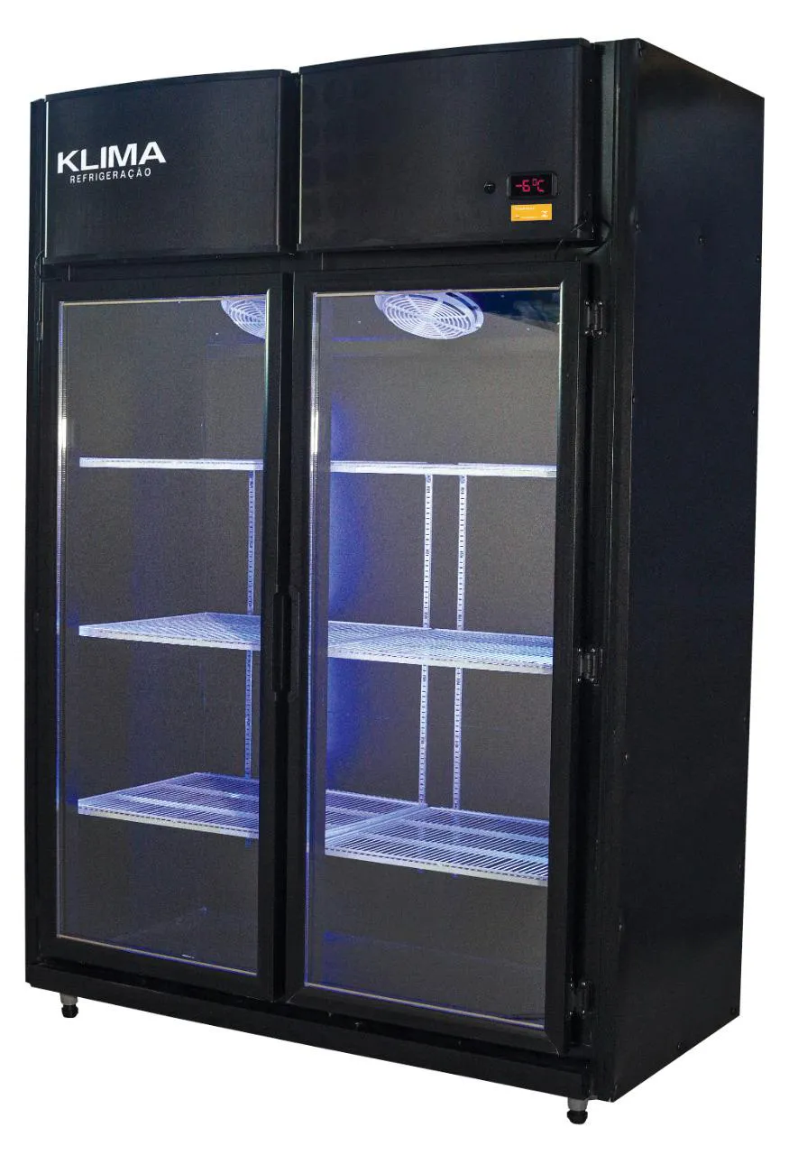Cervejeira Expositora bi-partida Porta de Vidro 220V KLIMA
