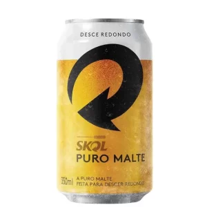Skol Puro Malte 350ml- Caixa c/12 Unidades