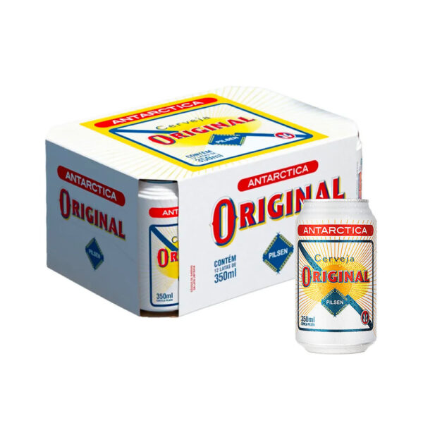 Cerveja Antarctica Original 350ml 12 Unidades