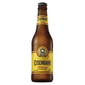 Eisenbahn Pilsen Puro Malte Long Neck 355ml- Caixa c/24 Unidades