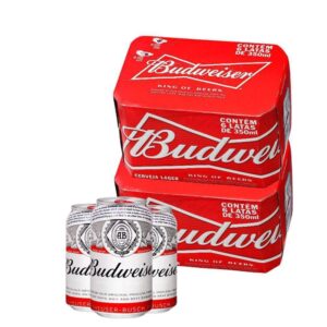 Budweiser Lata 350ml- Caixa c/12 Unidades