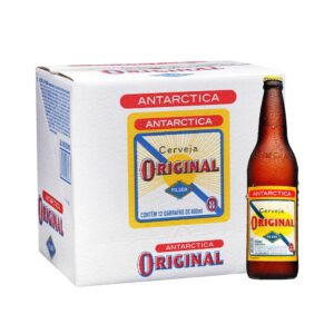 Antarctica Original Garrafa 600ml- Caixa c/12 Unidades