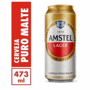 Amstel Lata 473ml - Caixa c/12 Unidades