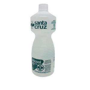 Alcool Santa Cruz 70%- Caixa c/12 Unidades