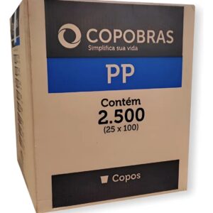 Copo Descartável Plástico 200ml Cx 2500 Unidades